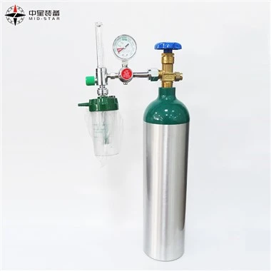 Regulator de presiune a oxigenului CGA 540 cu debitmetru